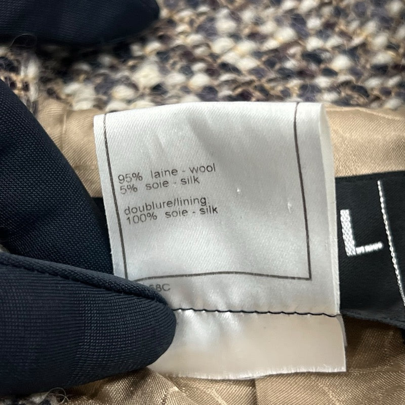 シャネル CHANEL ココマークボタンミックスツイードジャケット P18677V10547 ブラウン ツイード レディース その他アウター