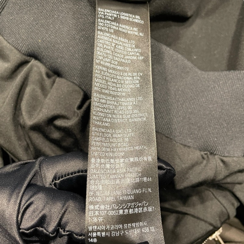バレンシアガ BALENCIAGA サイドジップラインパーカー ポリエステル ブラック ポリエステル レディース パーカー