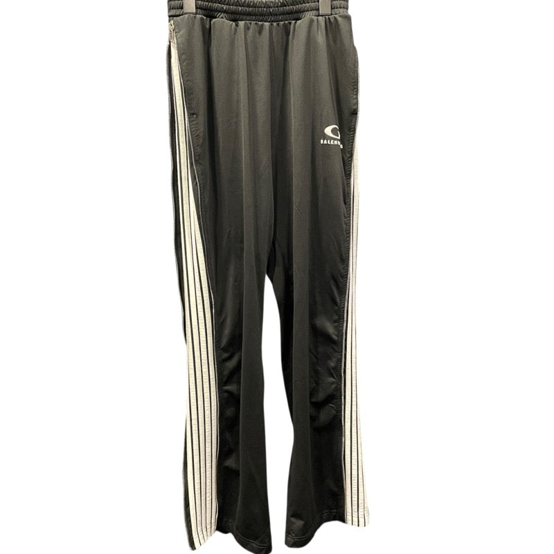 バレンシアガ BALENCIAGA サイドジップスポーティロング ブラック ポリエステル レディース パンツ