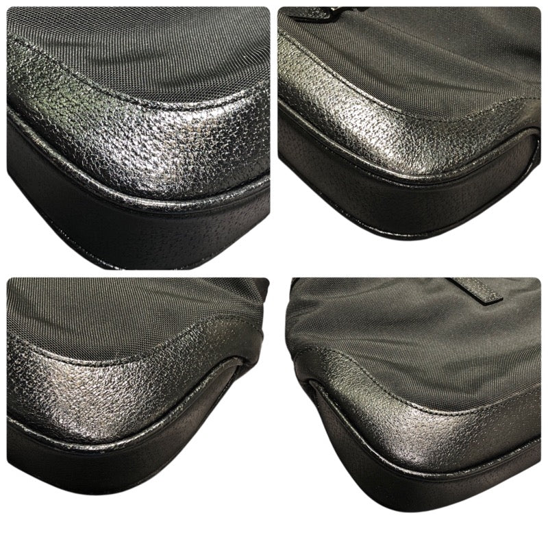 グッチ GUCCI ジャッキー ワンショルダーバッグ 0013735 ブラック ナイロン/レザー レディース ハンドバッグ