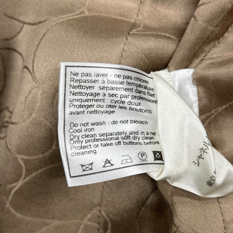 シャネル CHANEL ココマークボタンミックスツイードジャケット P18677V10547 ブラウン ツイード レディース その他アウター