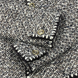 シャネル CHANEL ココマークボタンミックスツイードジャケット P18677V10547 ブラウン ツイード レディース その他アウター