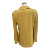 シャネル CHANEL クリアボタンツイードジャケット P12451 イエロー ツイード レディース その他アウター