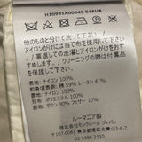 モンクレール MONCLER VEULES ツイード切り替えダウンジャケット ホワイト ナイロン レディース ダウンジャケット