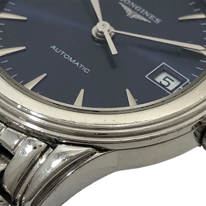 ロンジン LONGINES フラッグシップ L4.274.4 ブルー SS レディース 腕時計 | 中古ブランドリユースショップ OKURA(おお蔵)