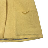 シャネル CHANEL クリアボタンツイードジャケット P12451 イエロー ツイード レディース その他アウター