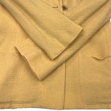 シャネル CHANEL クリアボタンツイードジャケット P12451 イエロー ツイード レディース その他アウター