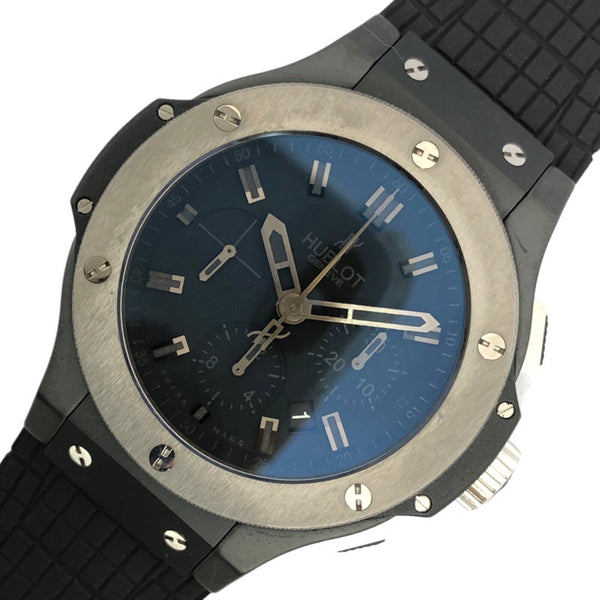 ウブロ HUBLOT ビッグバン エボリューション アイスバン 301.CK.1140.RX ブラック セラミック/チタン/ラバーベルト 自動巻き メンズ 腕時計