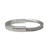 ティファニー TIFFANY＆CO ティファニーロック リング 0.16ct K18WG/ダイヤモンド ダイヤモンド ジュエリー