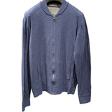 ルイ・ヴィトン LOUIS VUITTON ドロップニードルモノグラムニットジャケット HIN50W ネイビー レーヨン メンズ テーラードジャケット