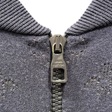 ルイ・ヴィトン LOUIS VUITTON ドロップニードルモノグラムニットジャケット HIN50W ネイビー レーヨン メンズ テーラードジャケット