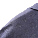 ルイ・ヴィトン LOUIS VUITTON ドロップニードルモノグラムニットジャケット HIN50W ネイビー レーヨン メンズ テーラードジャケット