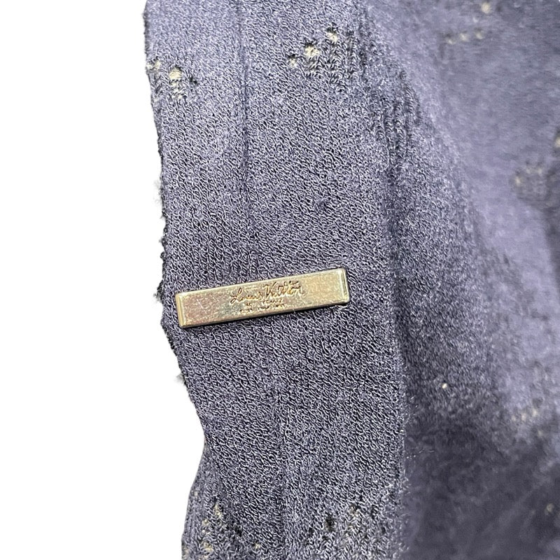 ルイ・ヴィトン LOUIS VUITTON ドロップニードルモノグラムニットジャケット HIN50W ネイビー レーヨン メンズ テーラードジャケット