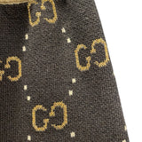 グッチ GUCCI GGロゴパターンニットスカート ブラック ウール レディース スカート