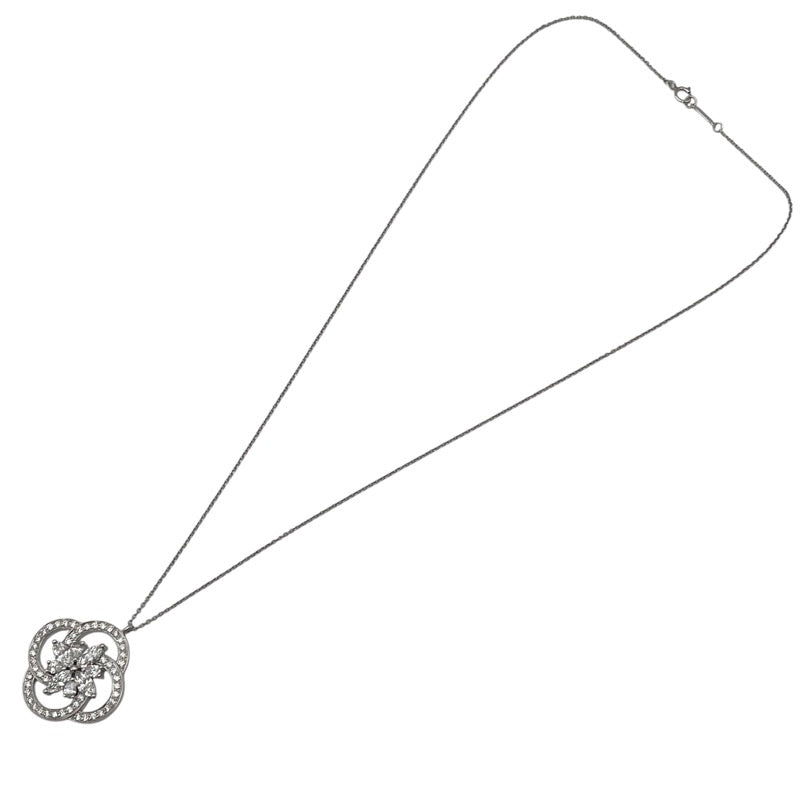 ティファニー TIFFANY＆CO ビクトリアクラスター ダイヤネックレス Pt950/ダイヤモンド ジュエリー