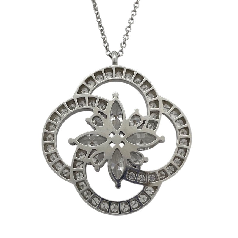 ティファニー TIFFANY＆CO ビクトリアクラスター ダイヤネックレス Pt950/ダイヤモンド ジュエリー