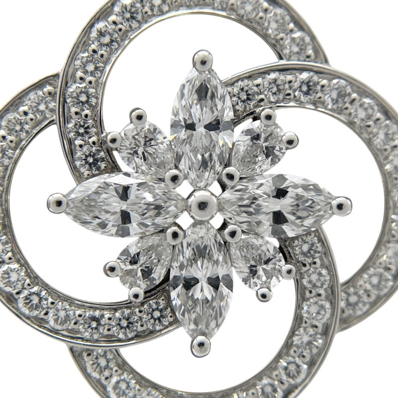 ティファニー TIFFANY＆CO ビクトリアクラスター ダイヤネックレス Pt950/ダイヤモンド ジュエリー