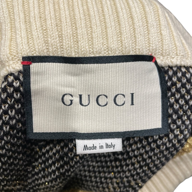 グッチ GUCCI GGロゴパターンニットスカート ブラック ウール レディース スカート