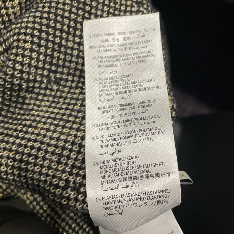 グッチ GUCCI GGロゴパターンニットスカート ブラック ウール レディース スカート