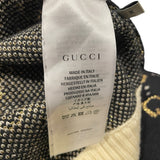 グッチ GUCCI GGロゴパターンニットスカート ブラック ウール レディース スカート