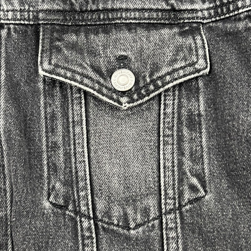 ジバンシィ GIVENCHY アトリエデニムジャケット BM00CY50BG グレー 綿 メンズ デニムジャケット