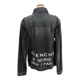 ジバンシィ GIVENCHY アトリエデニムジャケット BM00CY50BG グレー 綿 メンズ デニムジャケット