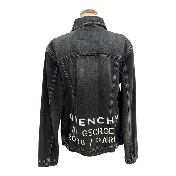 ジバンシィ GIVENCHY アトリエデニムジャケット BM00CY50BG グレー 綿 メンズ デニムジャケット