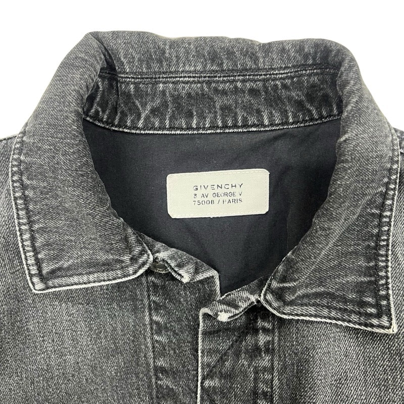 ジバンシィ GIVENCHY アトリエデニムジャケット BM00CY50BG グレー 綿 メンズ デニムジャケット