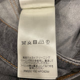 ルイ・ヴィトン LOUIS VUITTON モノグラムフラワーバギーデニムワークパンツ HPD92W ブラック コットン メンズ デニムパンツ