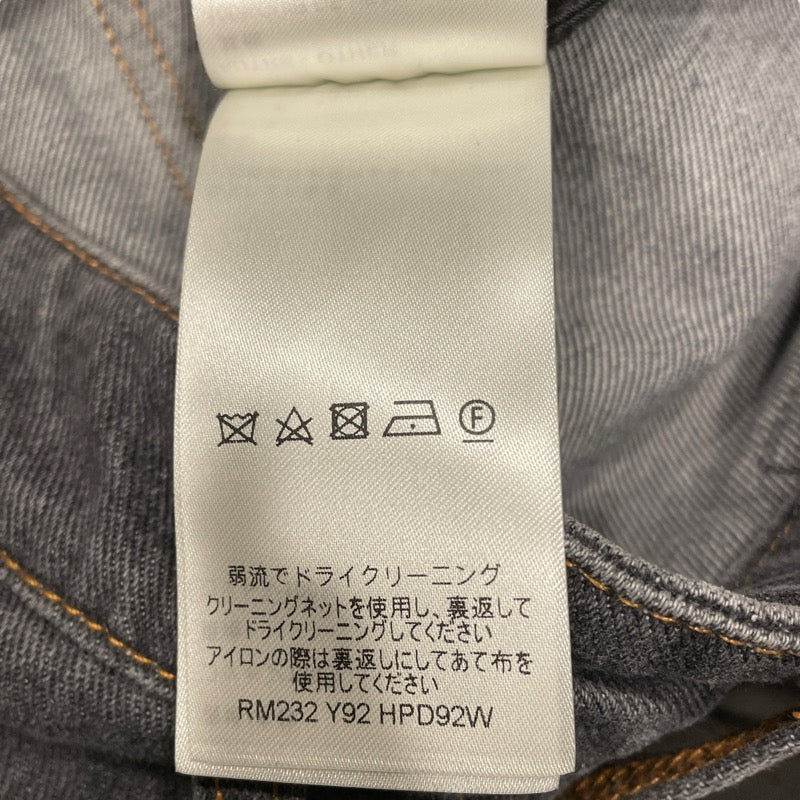 ルイ・ヴィトン LOUIS VUITTON モノグラムフラワーバギーデニムワークパンツ HPD92W ブラック コットン メンズ デニムパンツ