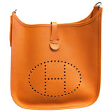エルメス HERMES エヴリン1PM □I刻 オレンジ SV金具 エプソン レディース ショルダーバッグ