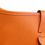 エルメス HERMES エヴリン1PM □I刻 オレンジ SV金具 エプソン レディース ショルダーバッグ