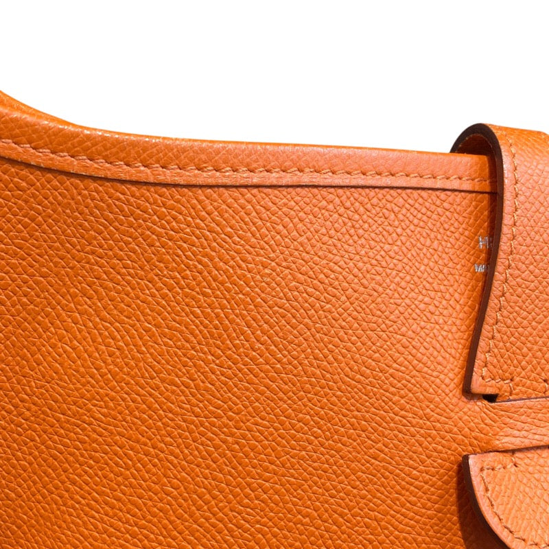 エルメス HERMES エヴリン1PM □I刻 オレンジ SV金具 エプソン レディース ショルダーバッグ