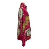 グッチ GUCCI 総柄ナイロンジャケット 587368 ピンク ナイロン メンズ ナイロンジャケット