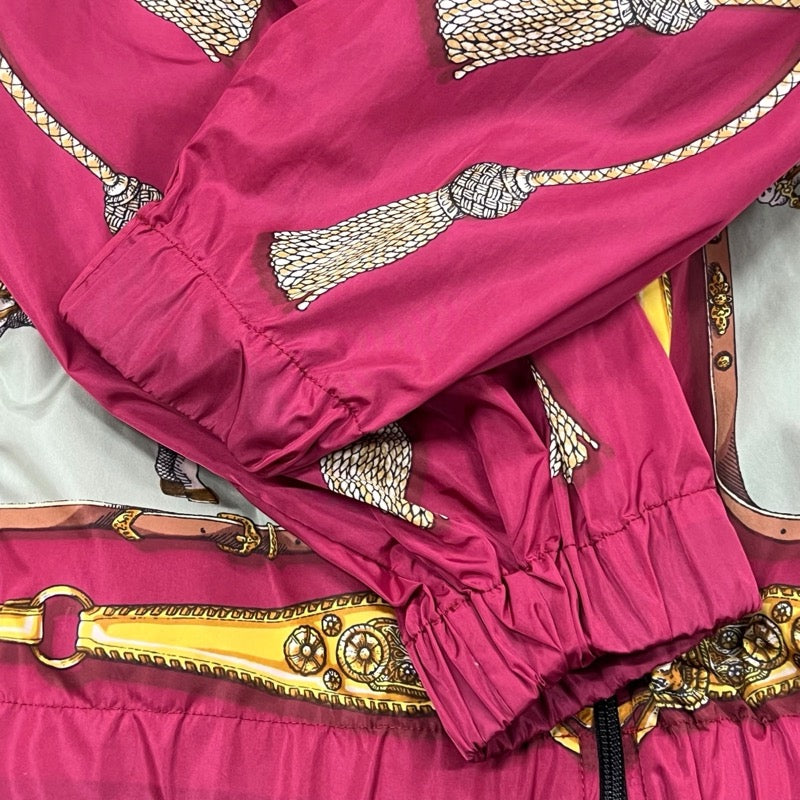 グッチ GUCCI 総柄ナイロンジャケット 587368 ピンク ナイロン メンズ ナイロンジャケット