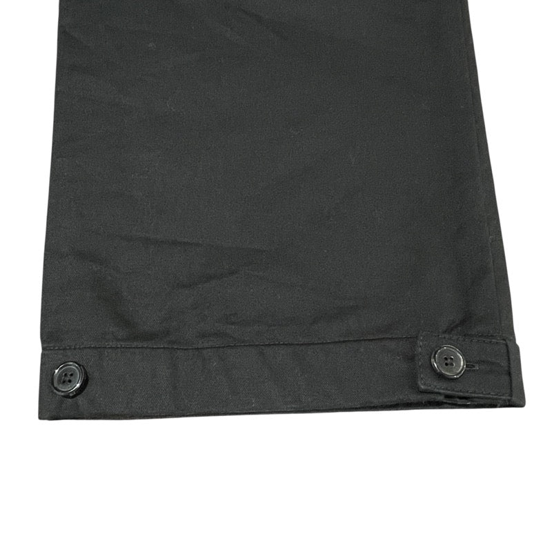 ロエベ LOEWE ワイドカーゴトラウザーパンツ H526Y04WAT ブラック コットン メンズ パンツ