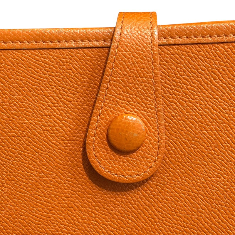 エルメス HERMES エヴリン1PM □I刻 オレンジ SV金具 エプソン レディース ショルダーバッグ