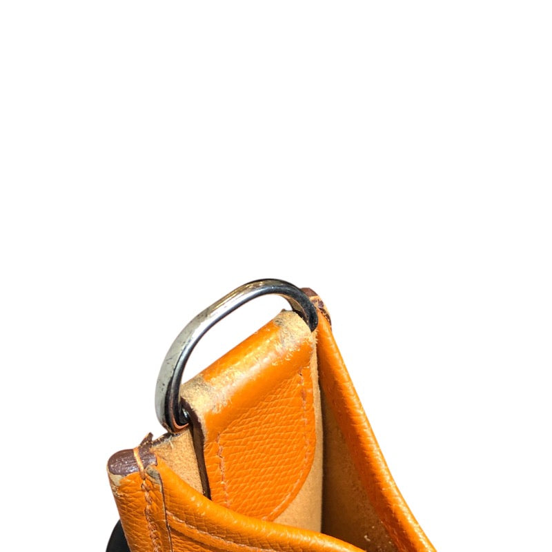 エルメス HERMES エヴリン1PM □I刻 オレンジ SV金具 エプソン レディース ショルダーバッグ