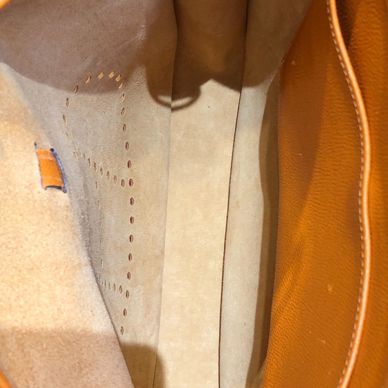 エルメス HERMES エヴリン1PM □I刻 オレンジ SV金具 エプソン レディース ショルダーバッグ