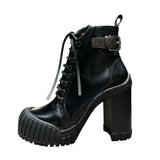 ルイ・ヴィトン LOUIS VUITTON ルビーラインレザーアンクル 1ADAQ3 ブラック レザー レディース ブーツ