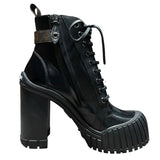 ルイ・ヴィトン LOUIS VUITTON ルビーラインレザーアンクル 1ADAQ3 ブラック レザー レディース ブーツ