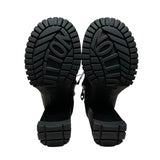 ルイ・ヴィトン LOUIS VUITTON ルビーラインレザーアンクル 1ADAQ3 ブラック レザー レディース ブーツ