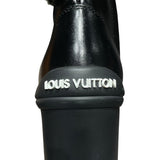 ルイ・ヴィトン LOUIS VUITTON ルビーラインレザーアンクル 1ADAQ3 ブラック レザー レディース ブーツ