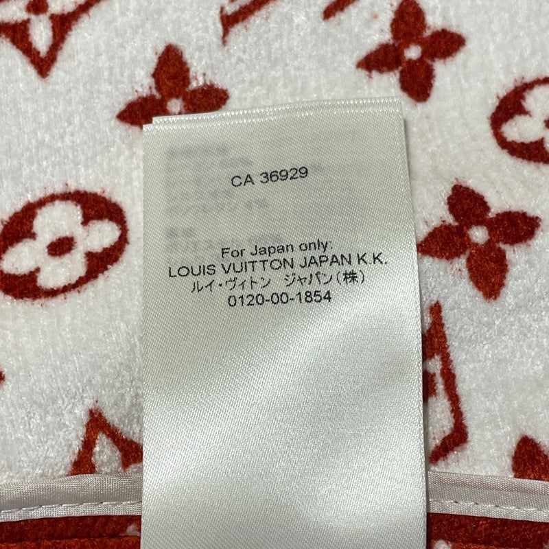 ルイ・ヴィトン LOUIS VUITTON モノグラム総柄スカート FNSK41 レッド ビスコース レディース スカート