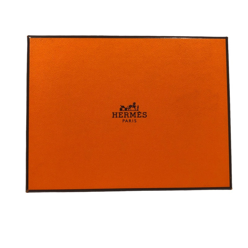 エルメス HERMES ベアンコンパクト ヴェルソ U刻印 ブルーサフィール エプソン 二つ折り財布