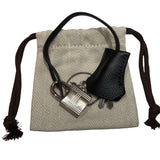 エルメス HERMES ケリー25 外縫い ブラック シルバー金具 エプソン レディース ハンドバッグ