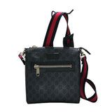 グッチ GUCCI GGスプリーム スモールメッセンジャーバッグ 523599 グレー GGスプリーム ユニセックス メッセンジャーバッグ