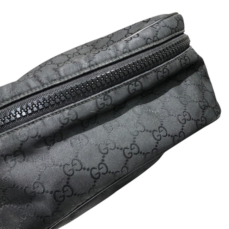 グッチ GUCCI GGナイロン ウエストポーチ 449182 ブラック GGナイロン