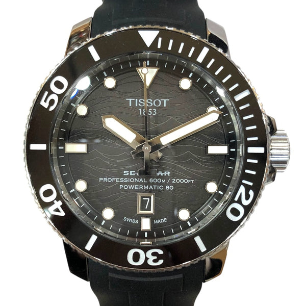 ティソ TISSOT シースター2000プロフェッショナル T120.607.17.441.00 ブラック SS メンズ 腕時計