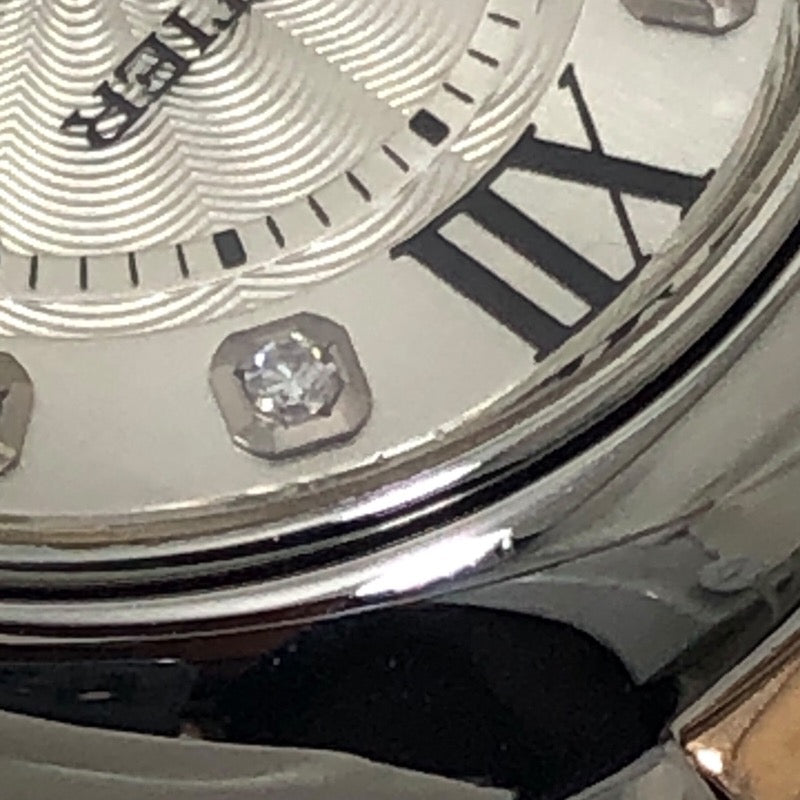 カルティエ Cartier バロンブルー 28mm WE902030 シルバー PG/SS レディース 腕時計